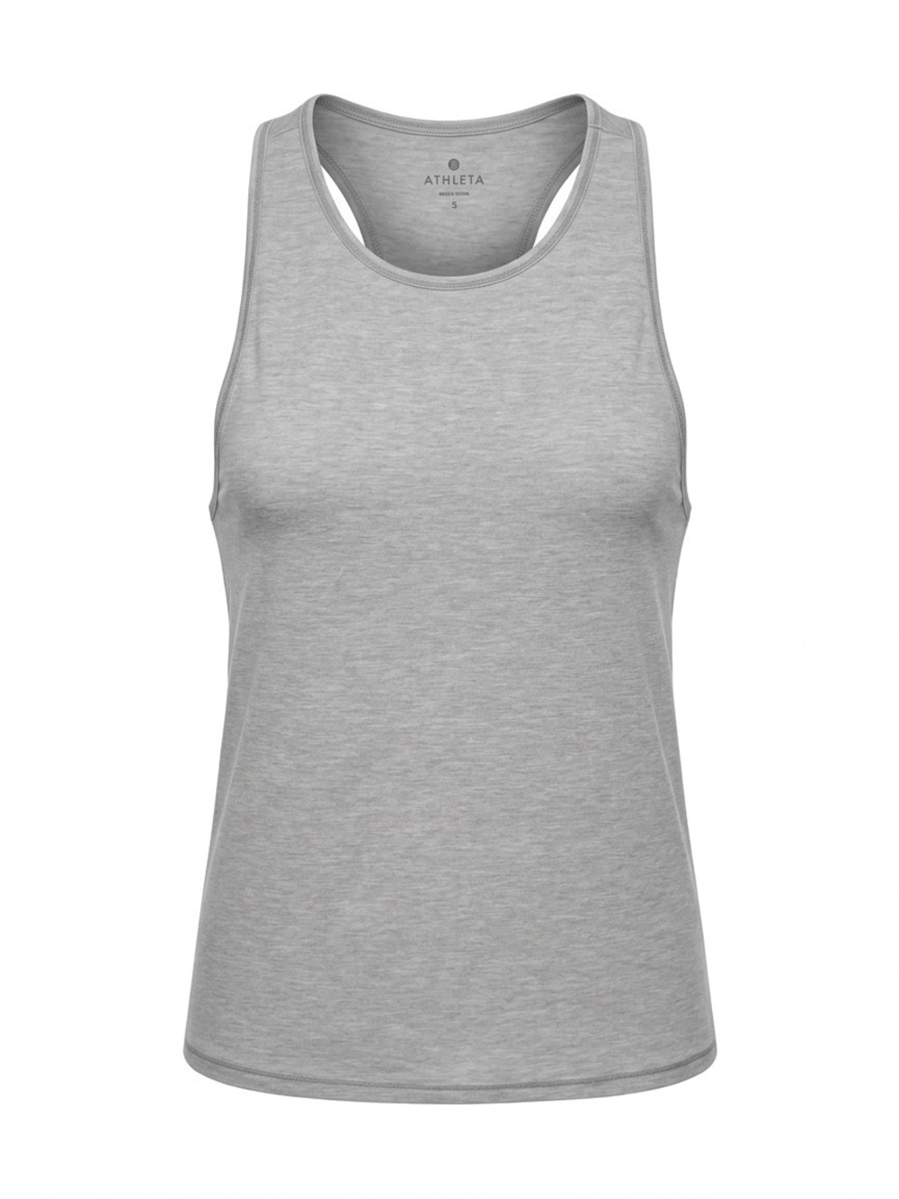 ATHLETA Women's Grey Racerback Tank Top